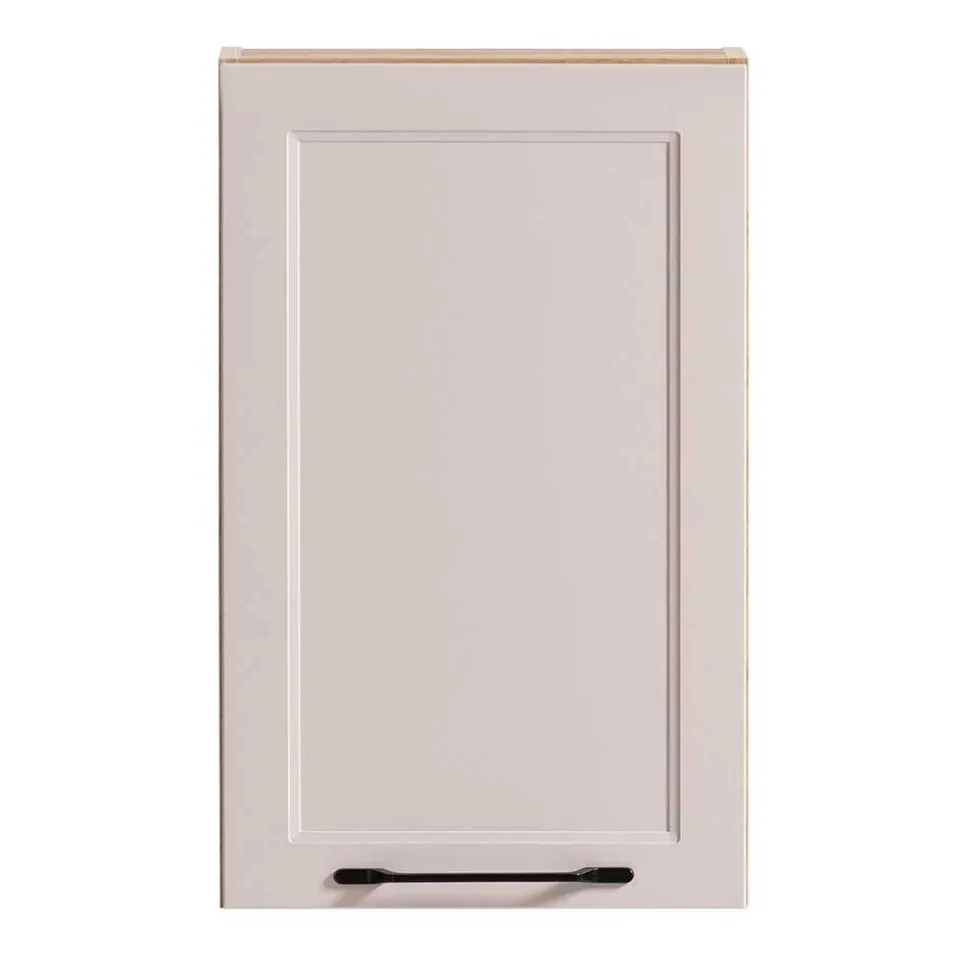 Bad Oberschrank in Hellgrau und Wildeiche - Trioto