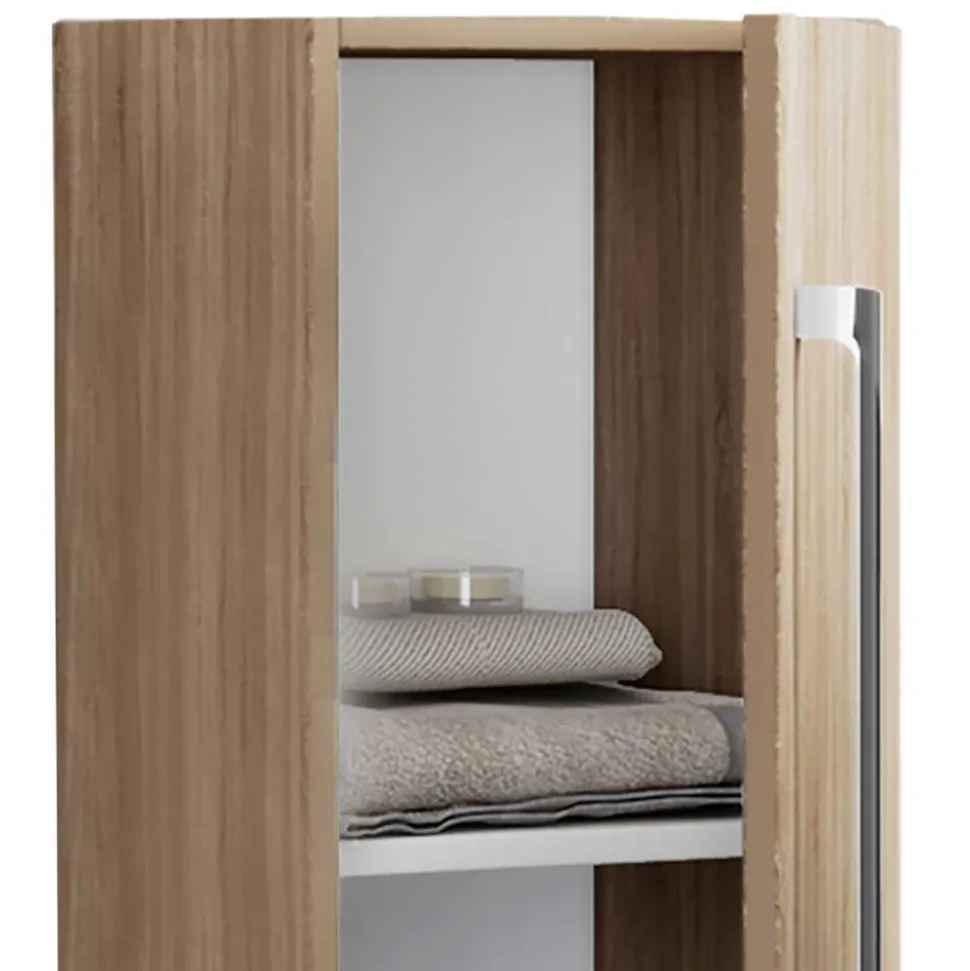 Bad Oberschrank in Sonoma-Eiche Dekor - Caleena