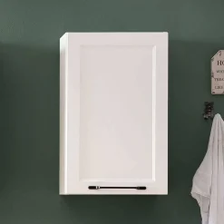 Bad Oberschrank in Weiß - Gyatso