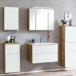 Bad Waschbeckenschrank & Spiegelschrank - Eight (zweiteilig)