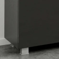 Bad Waschbecken-Schrank in Grau - Cathyl