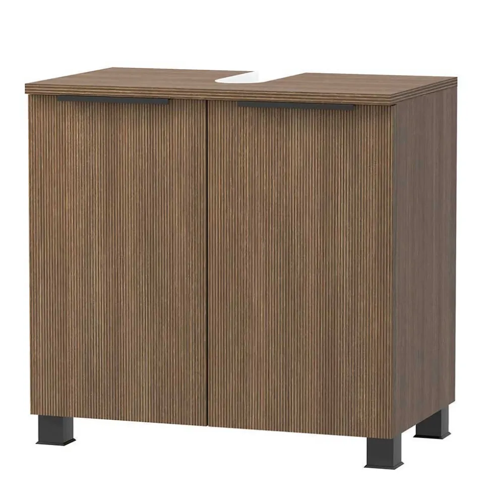 Bad Waschplatz und Hochschrank Set - Ucaida (dreiteilig)