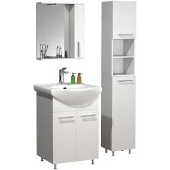 Bad Waschplatz und Hochschrank - Nancyssa (dreiteilig)