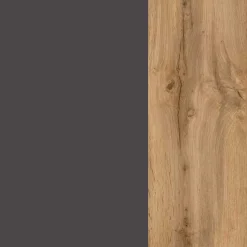 Bad Waschtisch mit Becken in Grau & Holz Optik - Athrin