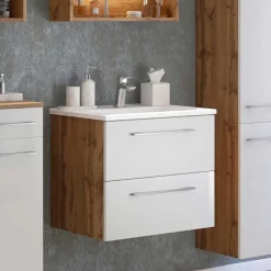 Bad Waschtisch mit Mineralgussbecken - Yazemina