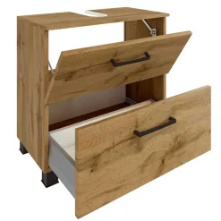 Badausstattung in Wildeiche Optik - Arazony (dreiteilig)