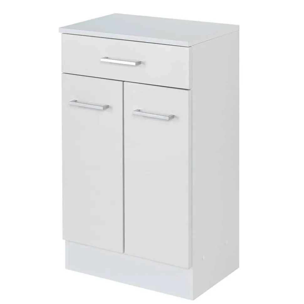 Badausstattung Möbel Set in Weiß - Skiranov (vierteilig)