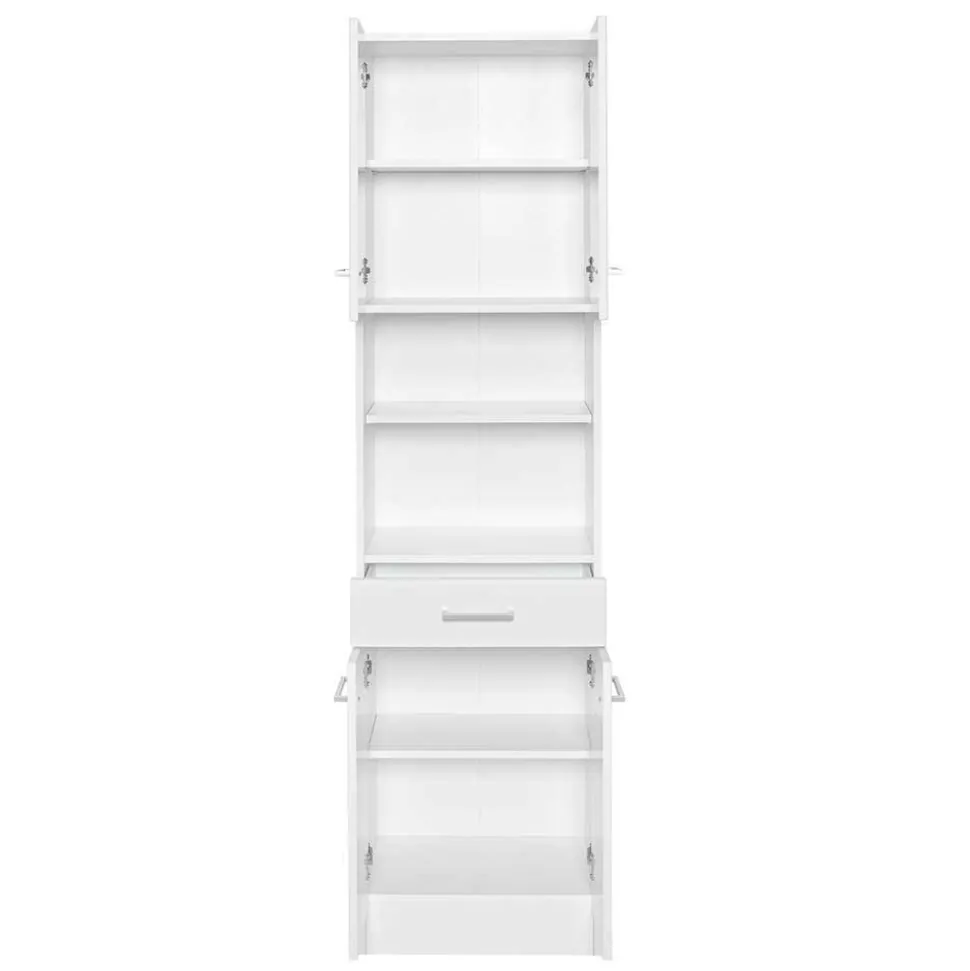 Badausstattung Möbel Set in Weiß - Skiranov (vierteilig)