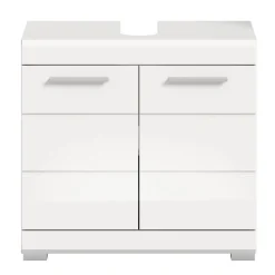 Badblock Möbelset in Weiß - Henriette (fünfteilig)