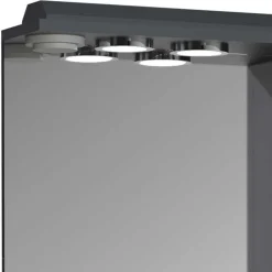 Badeinrichtung in Anthrazit Set - Idamoro (vierteilig)