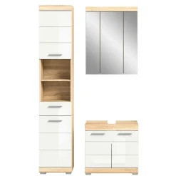 Badeinrichtung zweifarbig modern - Calbanyara (dreiteilig)