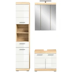 Badeinrichtung zweifarbig modern - Calbanyara (dreiteilig)