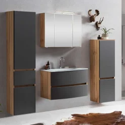 Badezimmer Einrichtungsset 160 cm breit - Larutta (vierteilig)