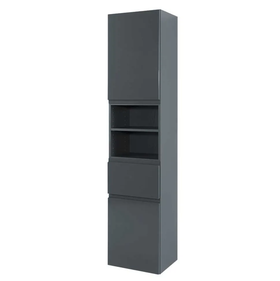 Badezimmer Kombination Blaxin mit 3D Spiegelschrank (vierteilig)