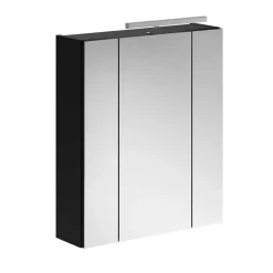 Badezimmer Möbelblock in Schwarz - Culina (fünfteilig)