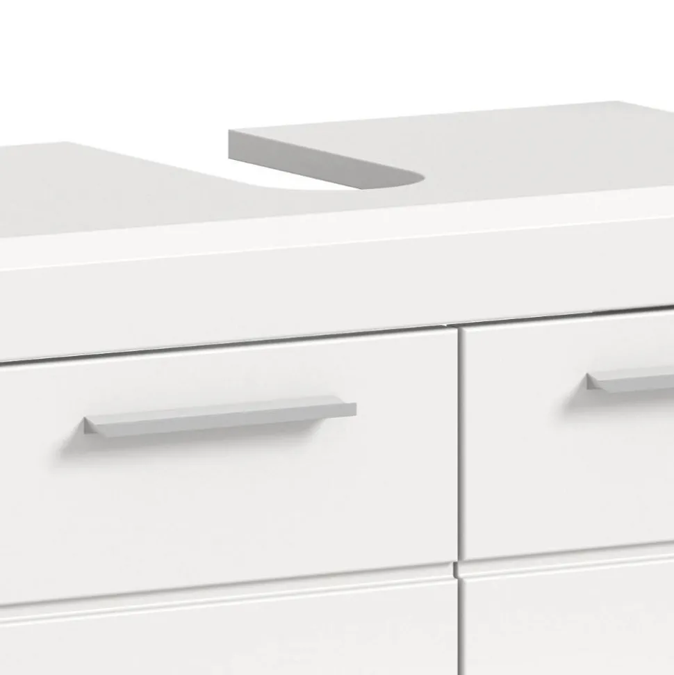 Badezimmer Unterbeckenschrank in Weiß - Henriette