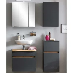 Badezimmerblock Schrank Set - Agiruan (vierteilig)