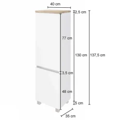 Badezimmermöbel als Komplett-Set - Noricas (fünfteilig)