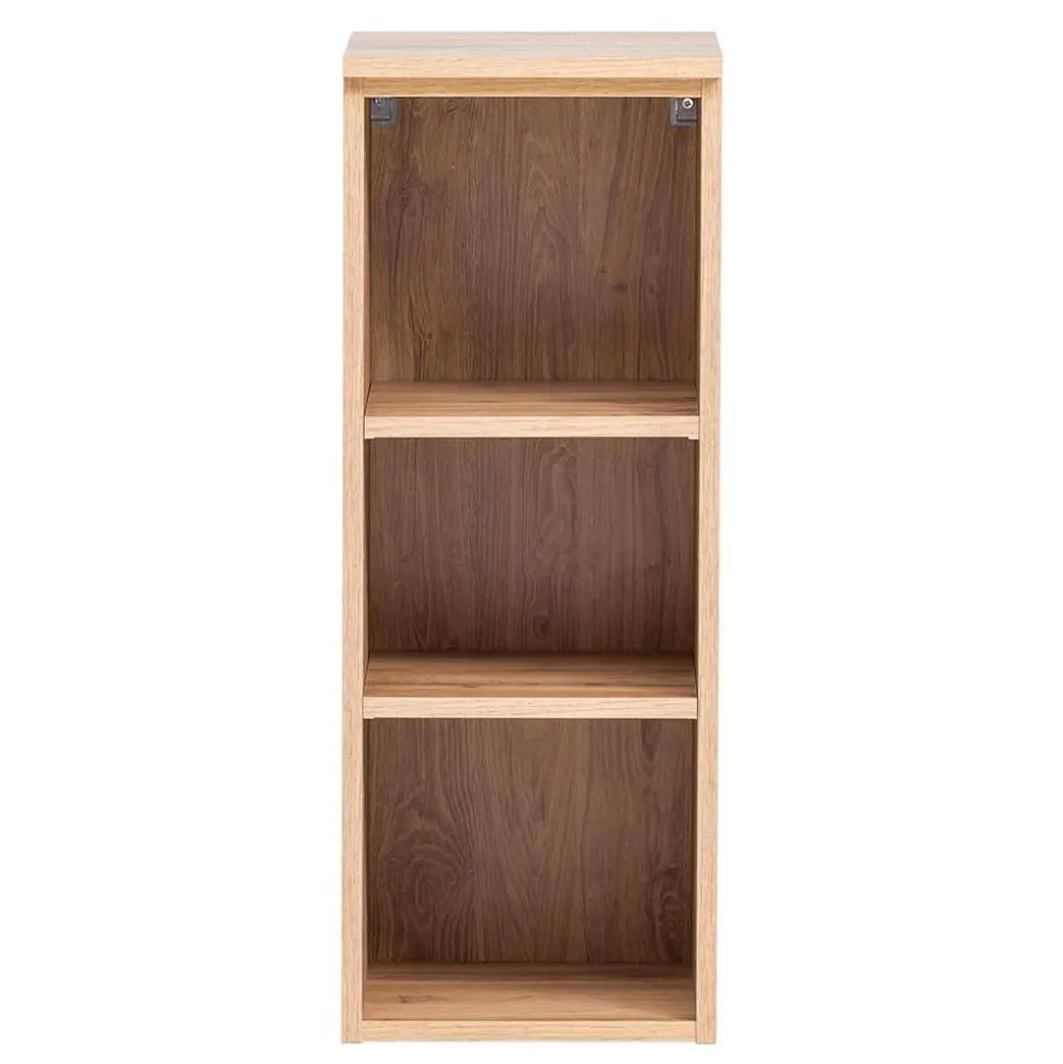 Badezimmerregal in Holzoptik Wildeiche - 3 Fächer - Tofias