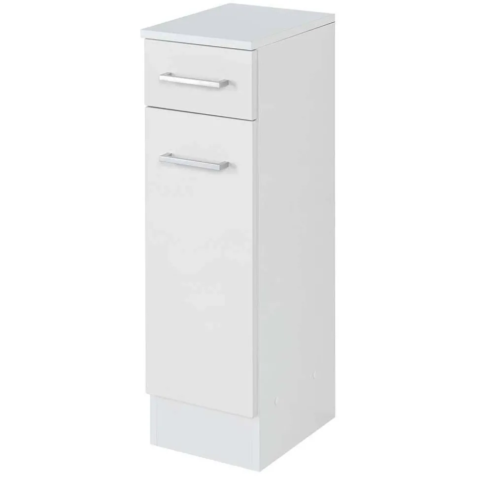 Badmöbel Basis-Set in Weiß - Skiranov (dreiteilig)