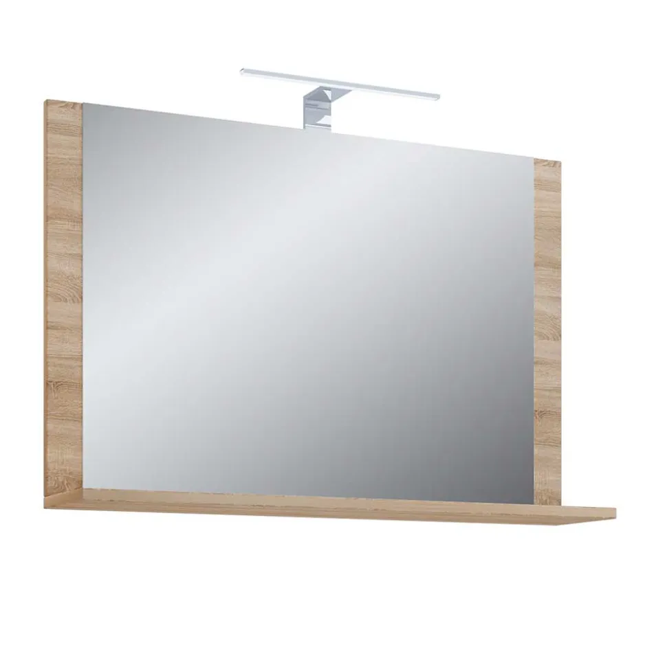 Badmöbel in Holzoptik Sonoma-Eiche - Caleena (dreiteilig)