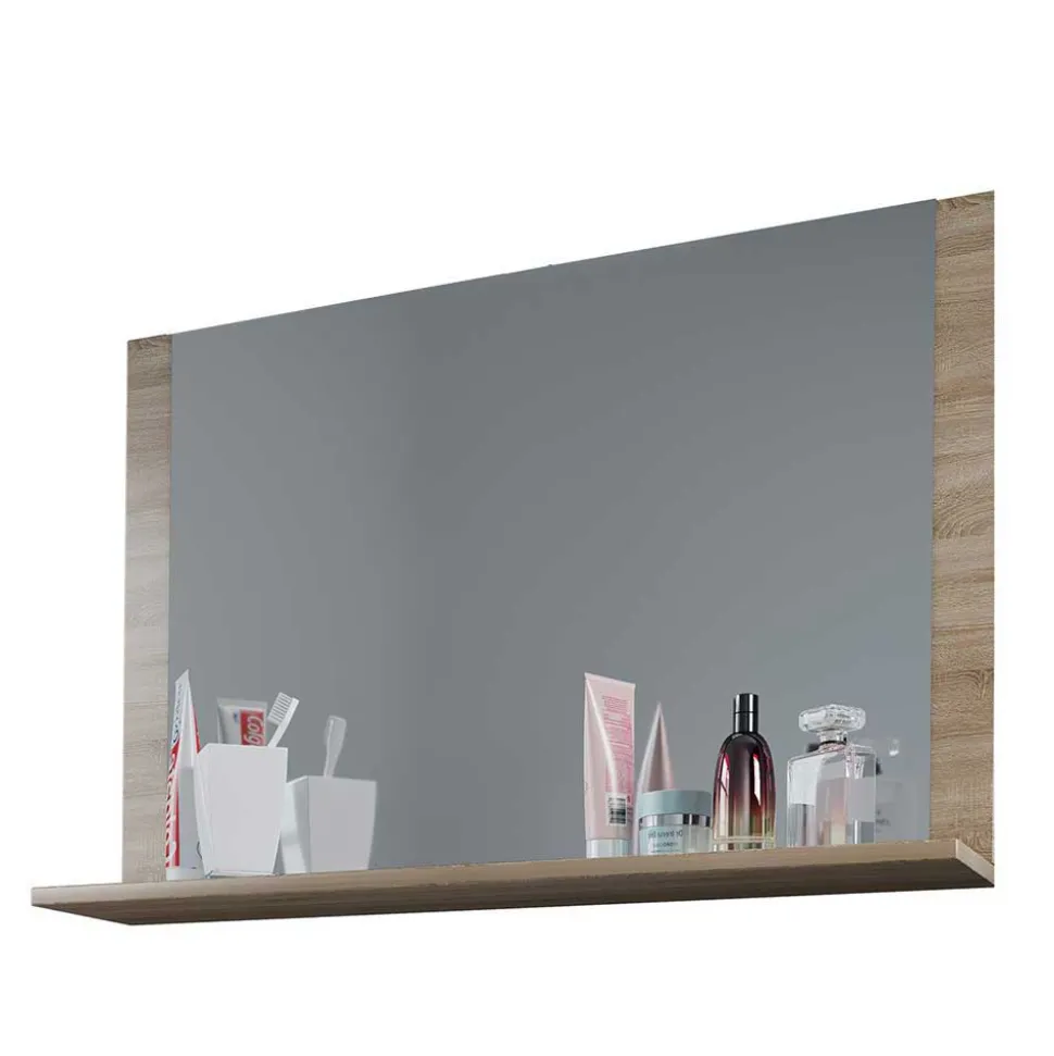 Badmöbel in Holzoptik Sonoma-Eiche - Caleena (dreiteilig)