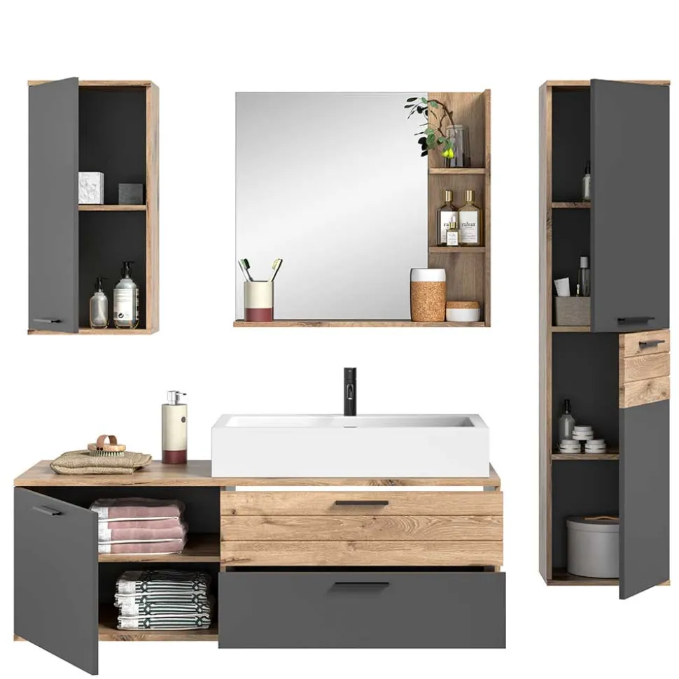 Badmöbel Kombination hängend - Depart (vierteilig)