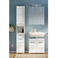 Badmöbel Kombination Hochglanz - Whale (dreiteilig)