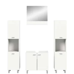 Badmöbel Kombination in Weiß - Harmone (vierteilig)