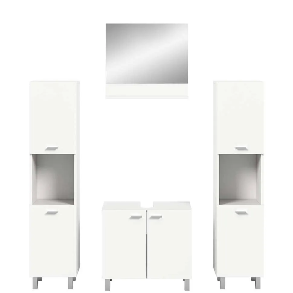 Badmöbel Kombination in Weiß - Harmone (vierteilig)