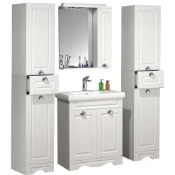 Badmöbel Kombination klassisch - Akira (vierteilig)