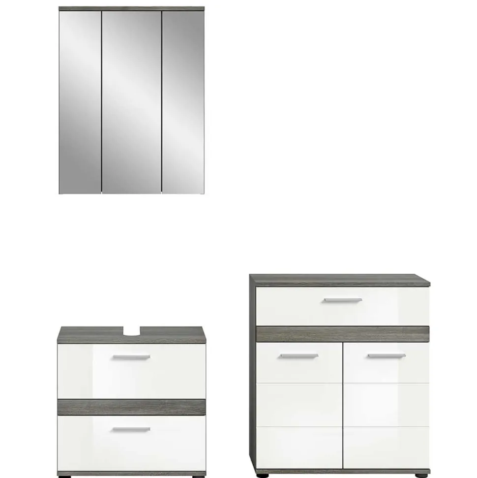 Badmöbel Kombination modern - Chapan (dreiteilig)