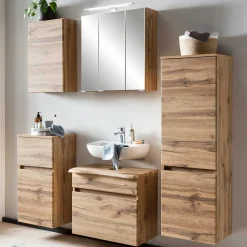 Badmöbel Komplettset in Touchwood - Drumias (fünfteilig)