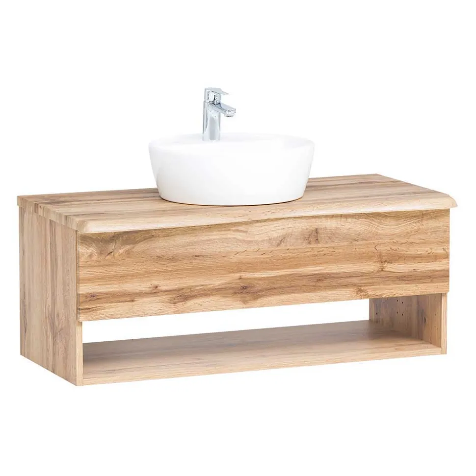 Badmöbel mit Baumkante Optik Set - Tofias (dreiteilig)