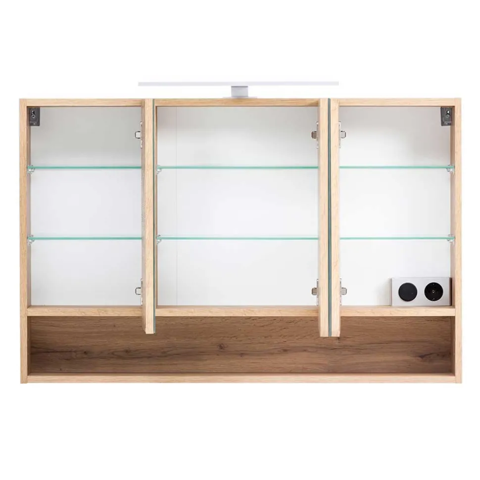 Badmöbel mit Baumkante Optik Set - Tofias (dreiteilig)