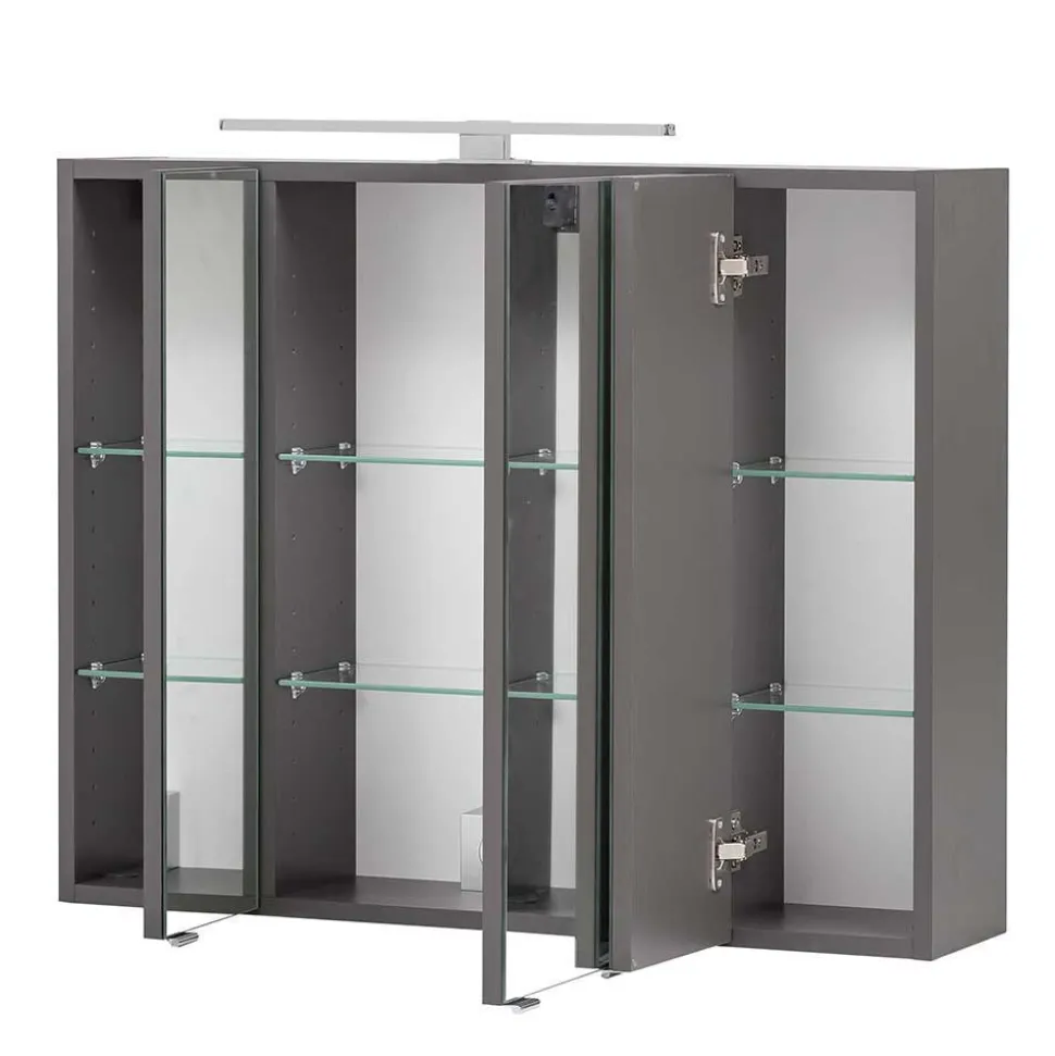 Badmöbel Serie Möbelset zweifarbig - Vandija (vierteilig)