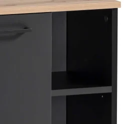 Badmöbel Set in Schwarz - Riguna (dreiteilig)