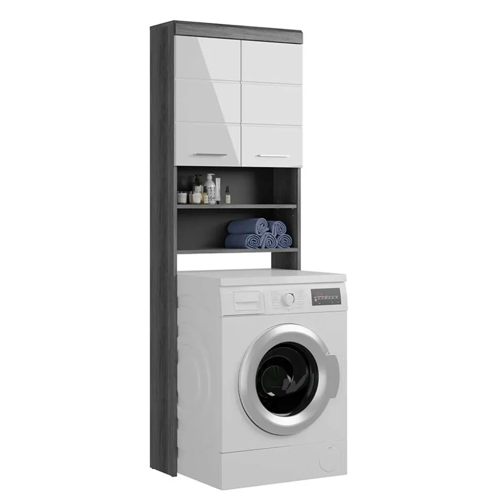 Badmöbel Set mit Waschmaschinenschrank - Nancys (vierteilig)