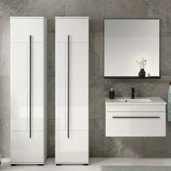 Badmöbel Set mit 2x Hochschrank - Ingmesan (vierteilig)