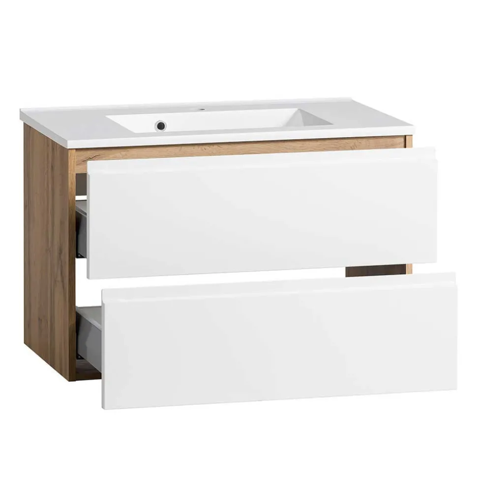 Badmöbel Set zweifarbig - Eight (dreiteilig)