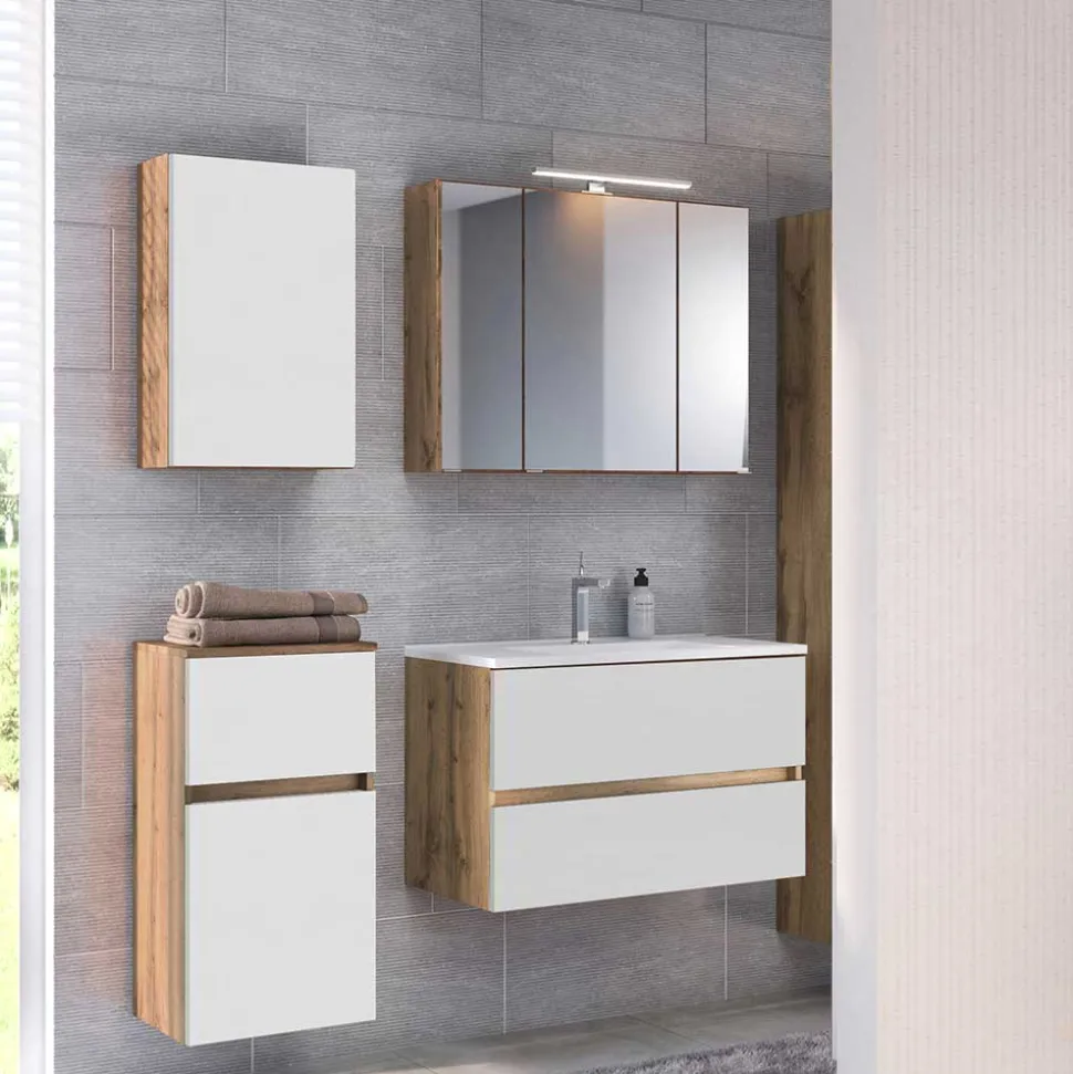 Badmöbel stehend oder hängend - Maklesa (vierteilig)