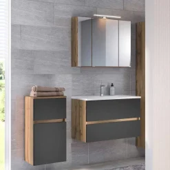 Badmöbel Waschtisch Kombi - Athrin (dreiteilig)