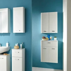 Bad-Oberschrank mit Doppeltür - Yennja