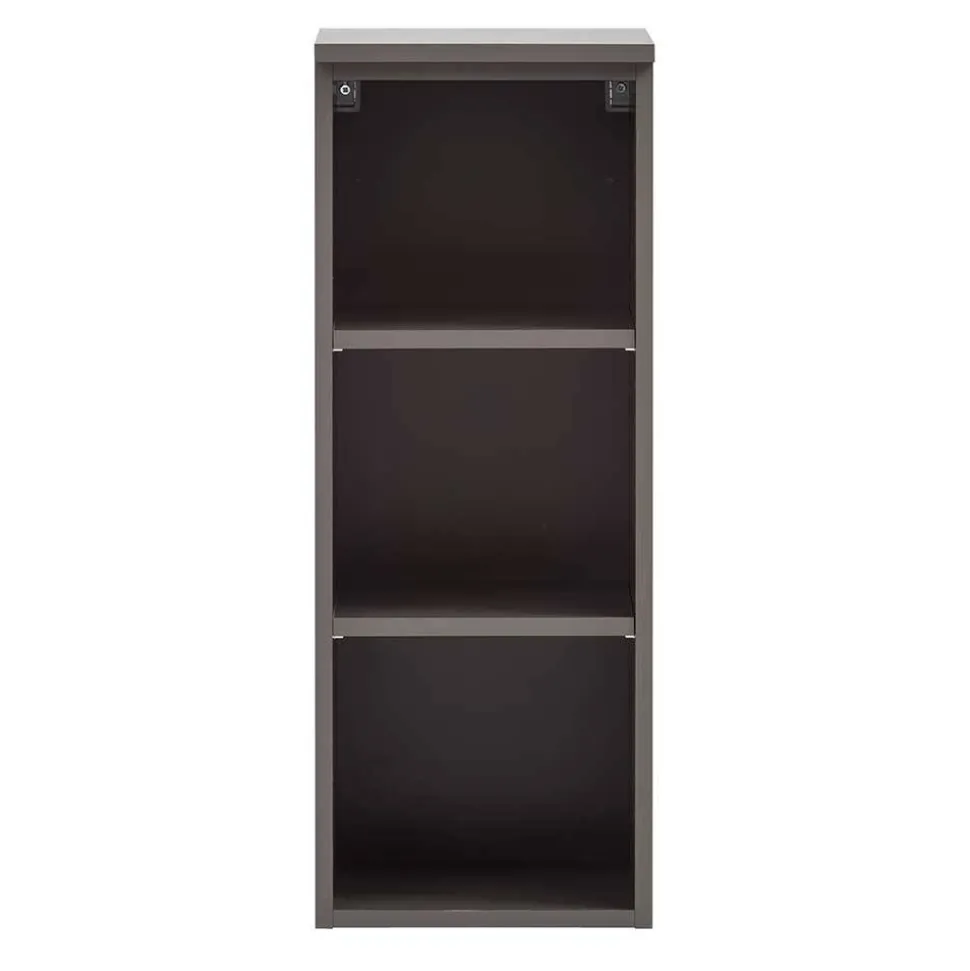 Badregal mit 3 Fächern in Dunkelgrau - Breznia