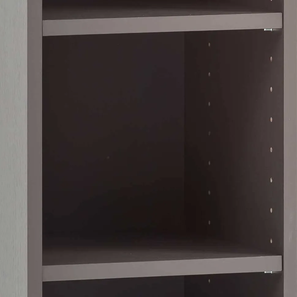 Badregal mit 3 Fächern in Dunkelgrau - Breznia