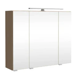 Bad-Waschplatz mit Midischrank Set - Leitha (dreiteilig)