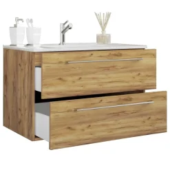 Bad-Waschtisch & Spiegelschrank modern - Karin (zweiteilig)