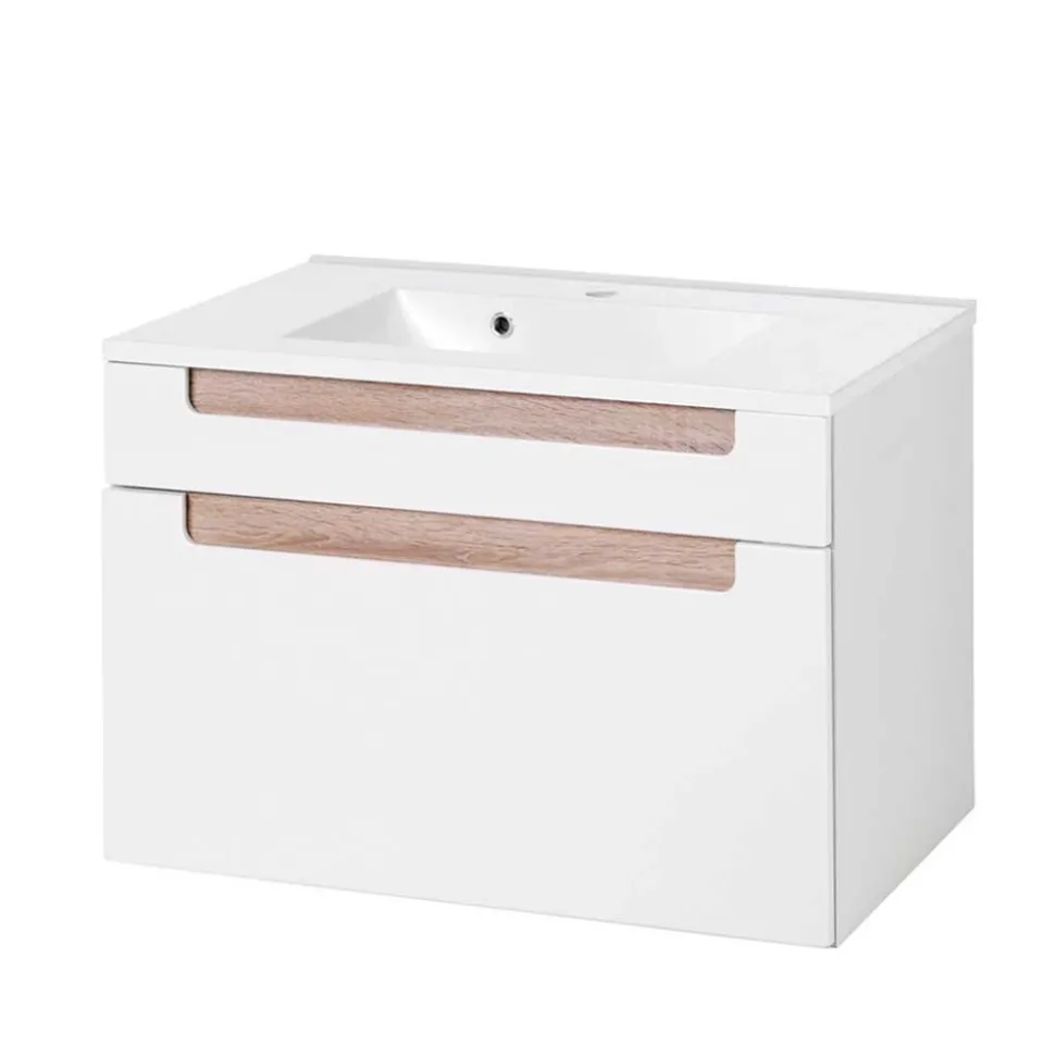 Bad-Waschtisch Tymos in Weiß