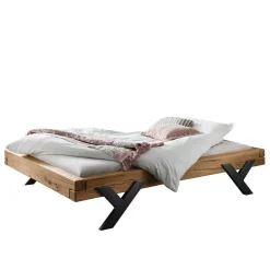 Balkenbett aus Eichenholz ohne Kopfteil - Rovina