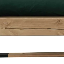 Balkenbett aus Kiefer mit LED Beleuchtung - Enjta